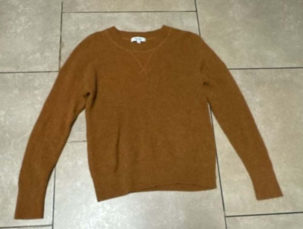 Madewell 100% Cashmere Crewneck Sweatshirt-Style Sweater